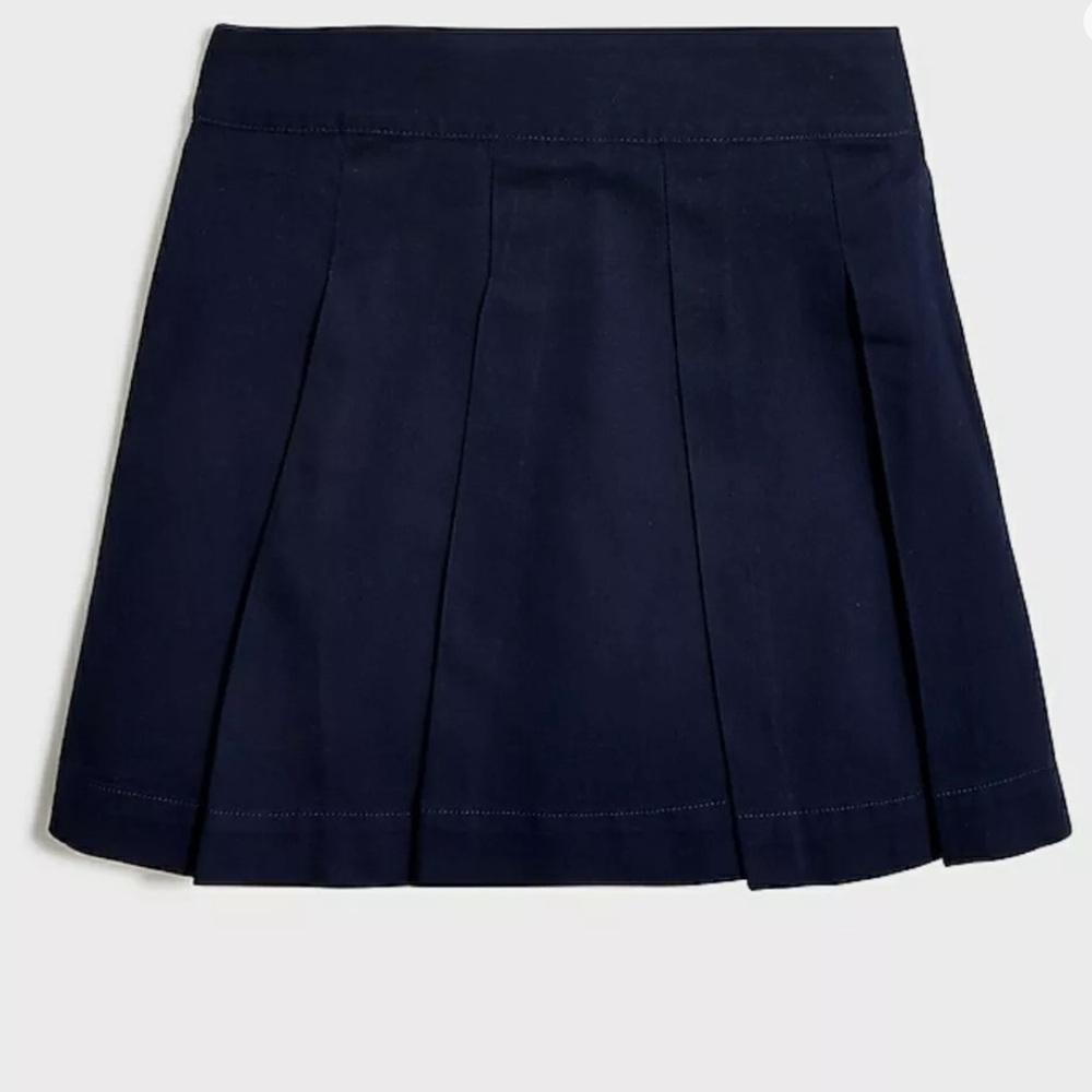 J.Crew Crewcuts Girls’ Cotton Twill Navy Uniform Pleated Skirt size 5 (2 skirts)